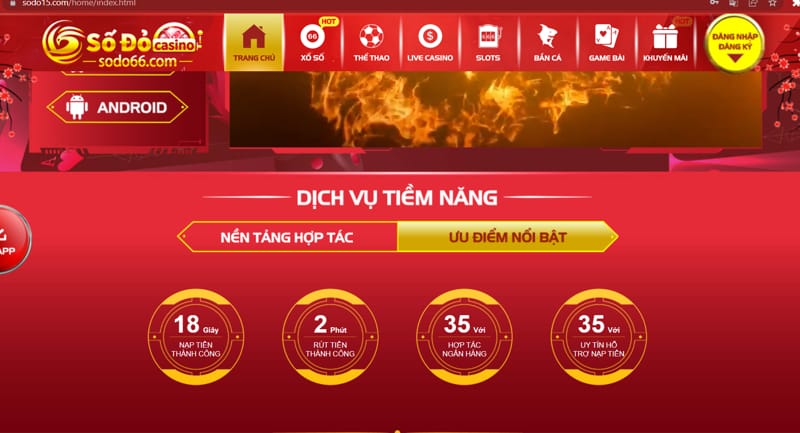 Ưu điểm nổi bật tại SODO66