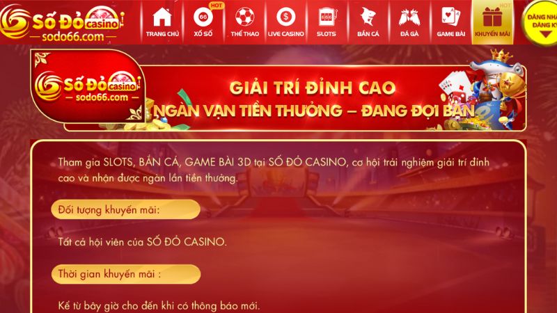 Tìm hiểu về sự kiện giải trí đỉnh cao tại Sodo66